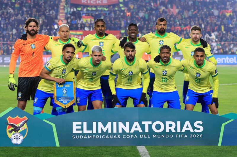 ブラジル代表チームの写真