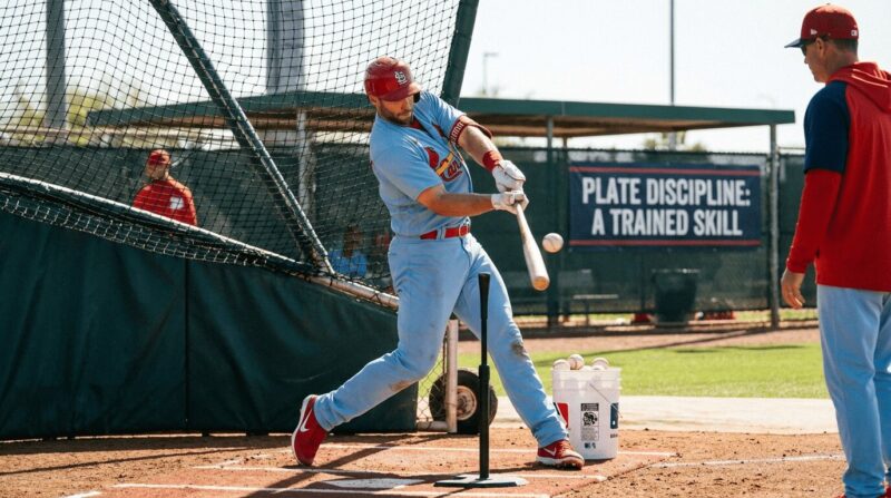 バッテイングする選手の画像