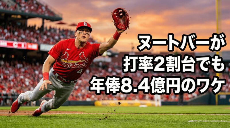 打率が２割台のヌートバーが年俸8.9億円のワケ