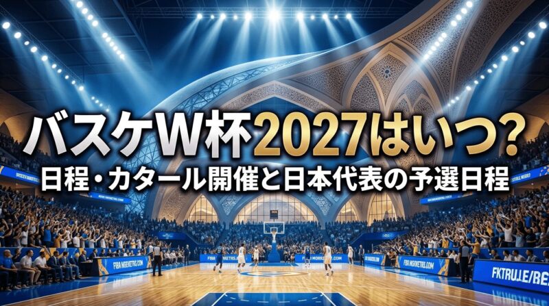 バスケットボールW杯2027の日程や開催地につてまとめ