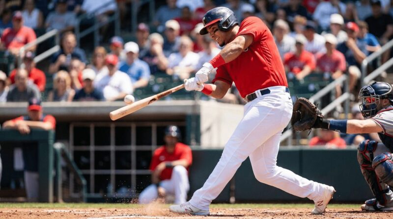 ベネズエラ代表選手のバッティングの画像