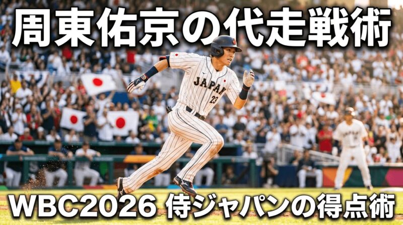 周東佑京選手が代走で出た後に起こる７つのこと