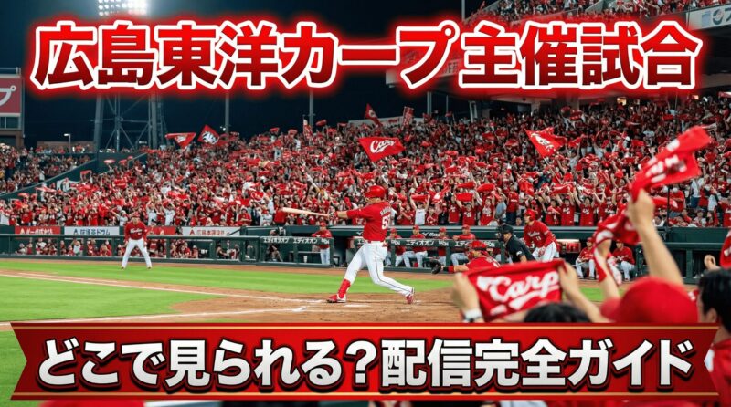 広島カープの主催試合を見るならどこがいい？