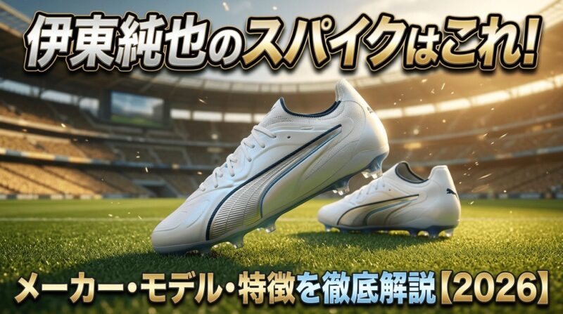 伊東純也選手のスパイクプーマのキング20を紹介