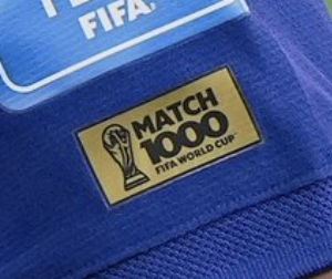 W杯1000試合記念バッジの画像