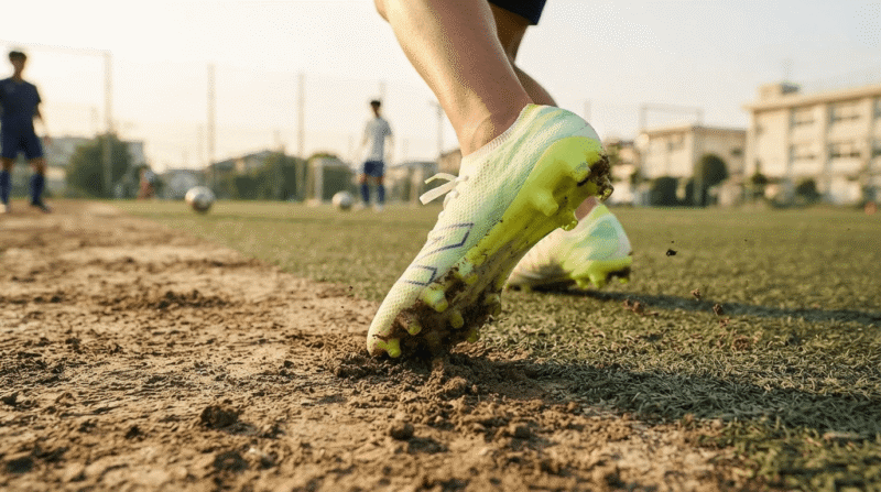 FURON v9 を学校のグラウンドで使用する部活生の姿